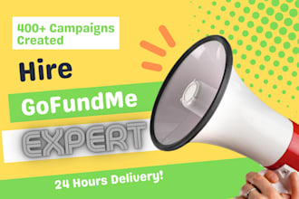 write and setup whole gofundme campaign