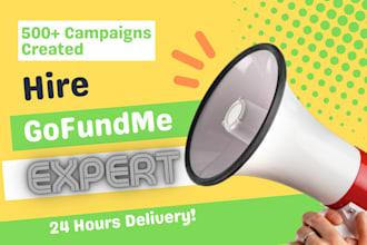 write and setup whole gofundme campaign