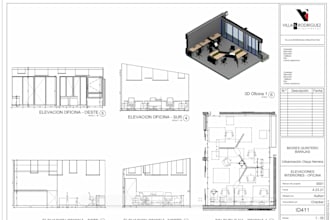 make an architectural drawing in autocad