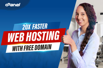 setup topnotch web hosting for your website with free domain name