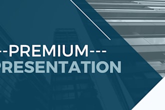 design a premium powerpoint presentation
