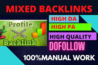 80dofollow mixed backlinks with high authority permanent whitehat