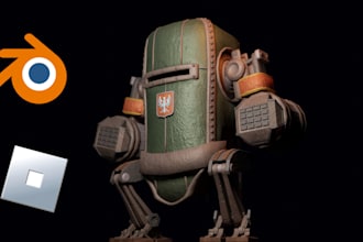 create a 3d modelled object for roblox and unity