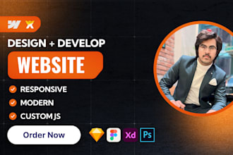 design or develop webflow , wix website, figma to webflow