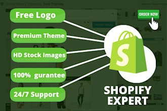 develop your shopify website professionally within 24 hrs