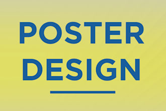 design a poster for your company