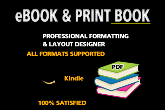 do typesetting and book layout design