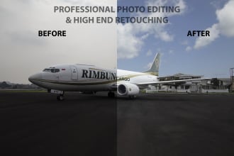 do high end retouch and editing your photos for commercial
