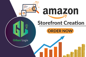 setup amazon storefront design, amazon brand store design, amazon fba store