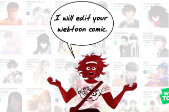 edit your webtoon comic