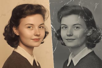 fix, improve, enhance, upscale, restore, sharpen, unblur low quality photos