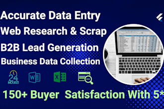 reliable virtual assistant of fastest data entry clerk and lead generation