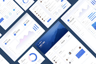 design stunning dashboard, saas, web application