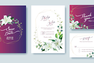 design unique and sensational invitations