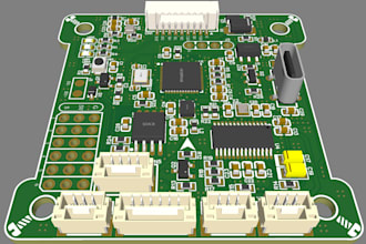 design your pcb schematic and layout in altium or easyeda