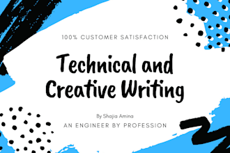 do technical and business writing for you