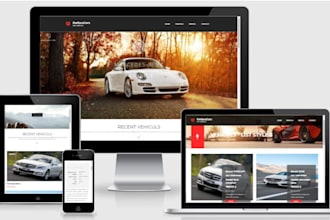 vehicle showroom design and programming laravel