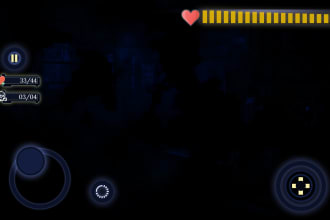design android shooting game UI