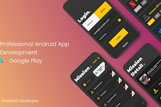 do professional android app using kotlin and clean code