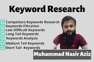 do keyword research and competitor analysis