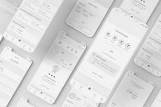 create UI UX and wireframe designs for mobile app or website