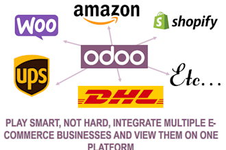setup and integrate odoo with ecommerce or third party services
