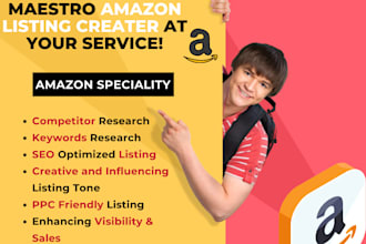 write highly optimized and converting amazon listing