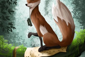 create an illustration for children book boards games cartoon illustrations