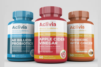 do supplement label design, bottle label design
