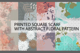 do design your custom square scarf, hijab, and pashmina