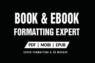 do book format for kindle, paperback, ebook, epub, lulu