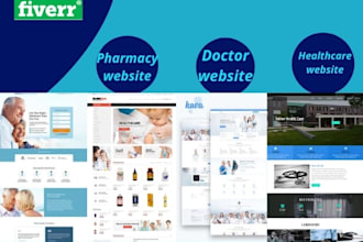 create doctor, medical, healthcare and pharmacy website