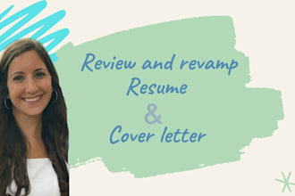 review and revamp your resume or cover letter