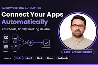 build zapier automation to connect your apps