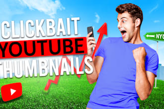 design amazing youtube thumbnail