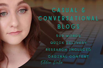 research and write articles and blog posts