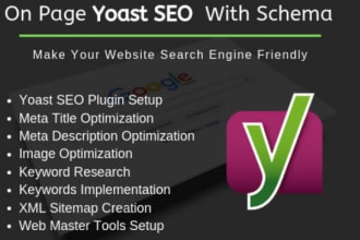 yoast with schema markup for website ranking on page seo