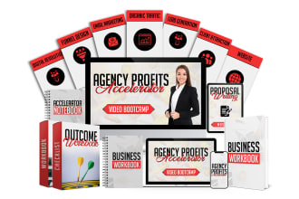design digital product mockup and ecover bundle