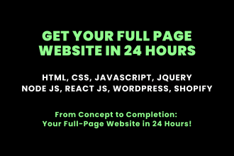 fix or code custom html css javascript jquery ajax nodejs