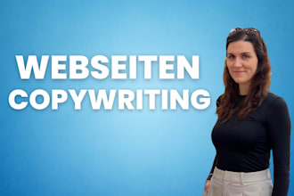 be your content writer for your website copywriting