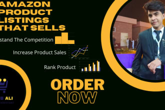 write killer amazon fba listing optimization, product description, SEO copywrite