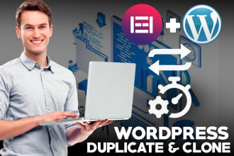 copy clone website or redesign wordpress website with elementor pro