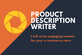 write compelling amazon or shopify product descriptions