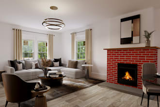 do virtual staging , 3 hours for 1 photo