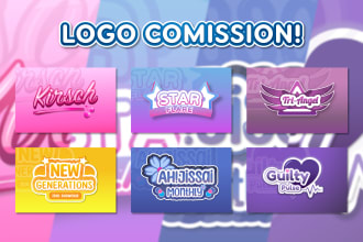 make logo for vtuber,streamer,youtuber
