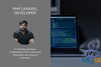 create website and API in PHP laravel