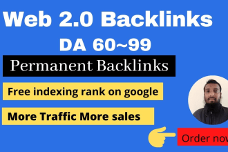 build high authority web 2 0 backlinks link building