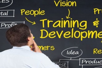 develop professional training course and material