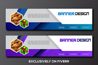 design roll up banner,web banner, eye catching youtube banner design in 24 hours