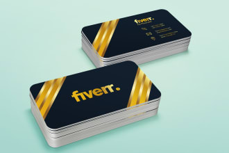 do professional luxury business card design within 24 hours